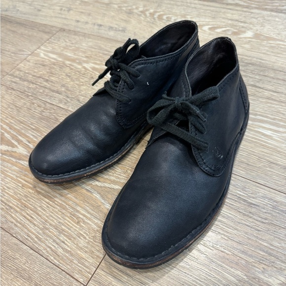 JOHN VARVATOS USA men’s black leather hipster chukka lace up boot in 7.5 - Picture 12 of 16